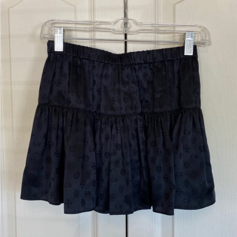 Chrome Hearts Black Mini Skirt
